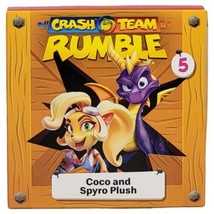 Crash Bandicoot Crash Team Rumble McDonald&#39;s Toy #5 Coco &amp; Spyro Plush 2023 - £2.73 GBP