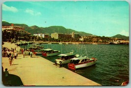 El Malacon Acapulco Mexico 1960s Mexichrome Chrome Postcard I6 - $4.90