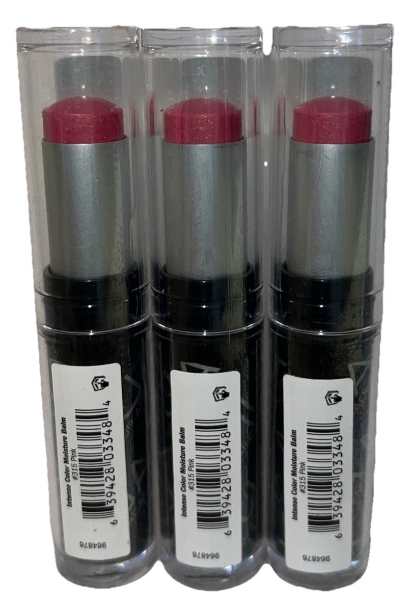 (Pack Of 3) MUA INTENSE COLOR MOISTURE BALM #315 PINK (New/Sealed/Discon... - $14.84