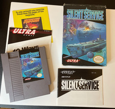 Silent Service NES CIB Complete In Box (Nintendo Entertainment System, 1989) - £15.62 GBP