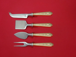 Mary II by Lunt Sterling Silver Cheese Serving Set 4 Piece HHWS  Custom - £205.19 GBP