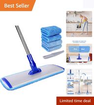 18" Professional Microfiber Mop with Adjustable Stainless Steel Handle &amp;... - $36.58
