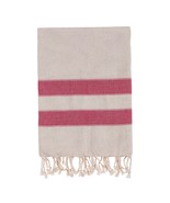 Bello Turkish Beach Towel, Soft Linen Red, Handwoven Peshtemal, 39 x 66.... - £54.89 GBP