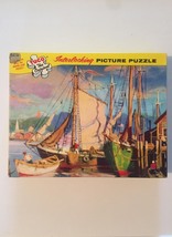 Vintage 50s Tuco Interlocking Picture Puzzle- #5982 "Along Cape Cod"  image 3