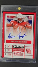 2017 Panini Contenders College Autograph Ticket 249 Steven Taylor Auto RC Rookie - £2.66 GBP