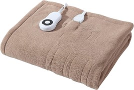 Throw Blanket, Soft And Plush Heated Blanket, Cozy Fleece Bedding With Sherpa - £48.08 GBP