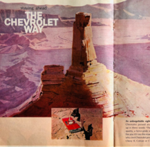 1966 Chevrolet Centerfold Advertisement Vintage Castle Rock Moab Utah DWYY1 - €21,56 EUR