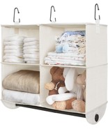 Storageworks Hanging Closet Organizer With Garment Rod, 4 Section Closet... - $691.90 MXN