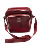 Puma Vogue Collaboration Flight Bag Burgundy Intense Red Two Way Zip w/S... - $58.46 CAD
