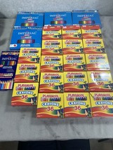 Lot of 23 Boxes Of Crayons 36 Per Box And Color Pencils 18 Per Box - $23.98