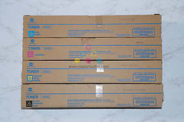 New OEM Konica Bizhub C227, C287 CMYK Toners TN221C, TN221M, TN221Y, TN221K - £181.71 GBP