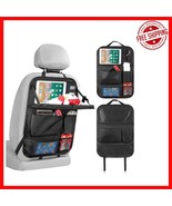 Family-Friendly Car Backseat Organizer with Foldable Tray &amp; Easy Install - $660.61 MXN