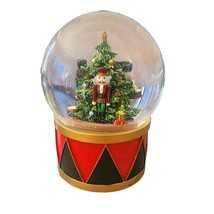 Nutcracker Rotating Soldiers Water Snow Globe plays Christmas Music Self... - €31,74 EUR