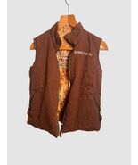 Cowgirl Tuff Co. Women&#39;s Camo Reversible Vest, Brown, Sz M - $26.65 CAD