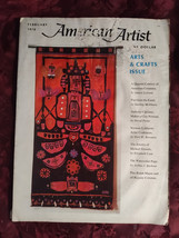 AMERICAN ARTIST February 1970 Norman Laliberte Michael Grando Arthur J. Barbour - £5.54 GBP