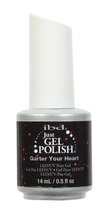 IBD Just Gel Soak Off Red Glitter Nail Polish, Garter Your Heart - £7.90 GBP