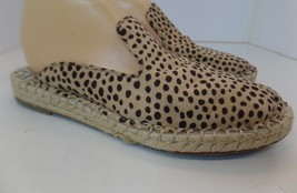 DV Dolce Leopard Print Mules Espadrilles Flats Slides-Open Back-Sze 9 COMFORT! - £19.09 GBP