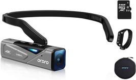 Ordro Ep7 Ultra Hd 4K Head-Mounted Video Camera For Vlogging, 64G Micro Sd Card. - £207.82 GBP