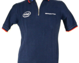 BMW SAUBER F1 Team Intel Vintage Polo Shirt Blue Formula 1 Racing Size S - $13.50