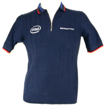 BMW SAUBER F1 Team Intel Vintage Polo Shirt Blue Formula 1 Racing Size S - £10.57 GBP