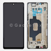 Us For Black Lg Stylo 6 Q730 } K71 Lcd Display Touch Screen Digitizer + Frame - £71.93 GBP