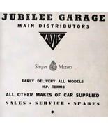 1954 Jubilee Garage Alvis Import Advertisement Autocar Automobilia DWPP10 - $24.99