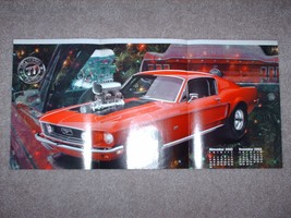 2003 Summit Racing &quot;Square Peg&quot; &#39;68 Mustang GT 2 month Calendar/Poster - £7.59 GBP