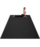 Large Yoga Mat 6&#39; x 4&#39; x 8 mm Thick Workout Mats for Home Gym Flooring B... - $111.99