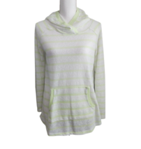 EARTH YOGA Women&#39;s Size Small Athletic Lightweight Striped Long Sleeve Hoodie - $8.90