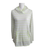 EARTH YOGA Women&#39;s Size Small Athletic Lightweight Striped Long Sleeve H... - $8.90