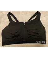 Knockout By Victoria’s Secret Front Close Sports Bra Black Sz 34D Zippered - £19.11 GBP