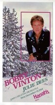 Bobby Vinton and Julie Dees Harrah&#39;s Reno Nevada Postcard 1984  - £8.63 GBP