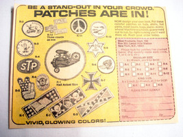 1971 Color Patches Ad West Products, N.Y. &quot;Patches Are In&quot; - $7.99