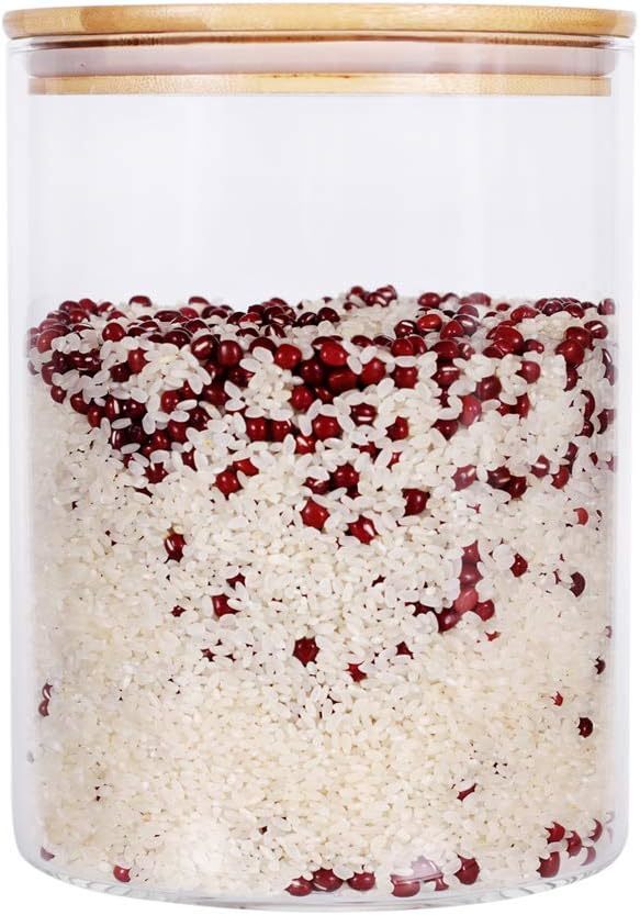 Large Glass Food Storage Container, 100 Fl Oz (3000Ml) Glass Food, Coffee - $31.97