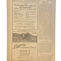 Pioneer Tractor Mfg Company Print Advertisement February 1920 Ready to Frame - £7.15 GBP