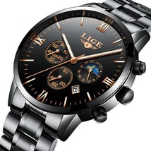 Men Sport Quartz Luxury Business Waterproof Watch - £67.73 GBP