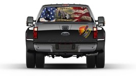 American Flag Stand for the Flag Patriotic Rear Window Graphic Perforate... - £40.12 GBP