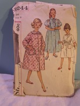 vintage simplicity 3244 pattern size 8  girls childs  nightgown and pajamas, - £5.74 GBP