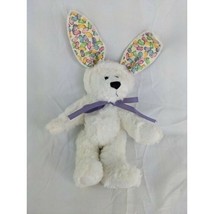 Ganz White Bear With Rabbit Ears 9 Inch Cottage Collectibles Plush 1998 Stuffed - £16.79 GBP