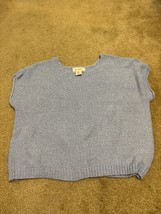 Jessica Simpson Blur Crew neck Sweater Vest Size Large NWOT - $13.99