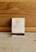 Vintage Matches Pam and Peter Wedding February 4 1978 Matchbook - £10.18 GBP