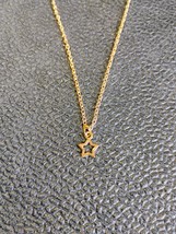 Gold Color Plated Star Gold Chain - $245.38 MXN