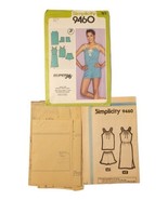 Vtg Simplicity Dress Top Shorts Stretch Knits Miss 10 Pattern 9460 UNCUT... - £10.21 GBP