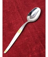 Hercules Inox Gelodur Ourodur Gold Stainless Tea Spoon 4.5&quot;  - $5.93