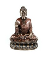 BUDDHA STATUE 9&quot; Shakyamuni Buddhist Icon Bronze Resin Sakyamuni High Qu... - $58.36