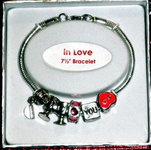 Bracelet (7.5&quot;) - In Love - $7.90