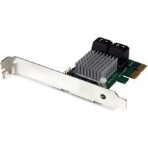 StarTech.com 4 Port PCI Express 2.0 SATA III 6Gbps RAID Controller Card with Hyp - £91.76 GBP