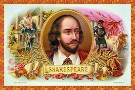 10886.Poster decoration.Home interior.Room design.Shakespeare cigar labe... - $23.97 CAD+