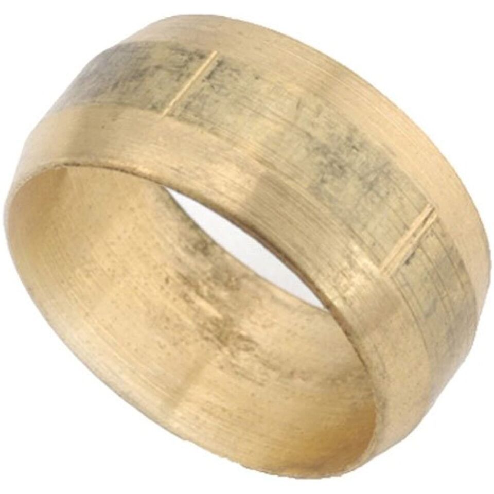 anderson metals corp 710060-05 3 Pack, 5/16 -Inch, Brass, Compression Sl... - $16.24