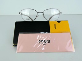FENDI FF 0012 (SMF) Ruthenium Khaki 53 x 18 135 mm Eyeglass Frame - £50.69 GBP